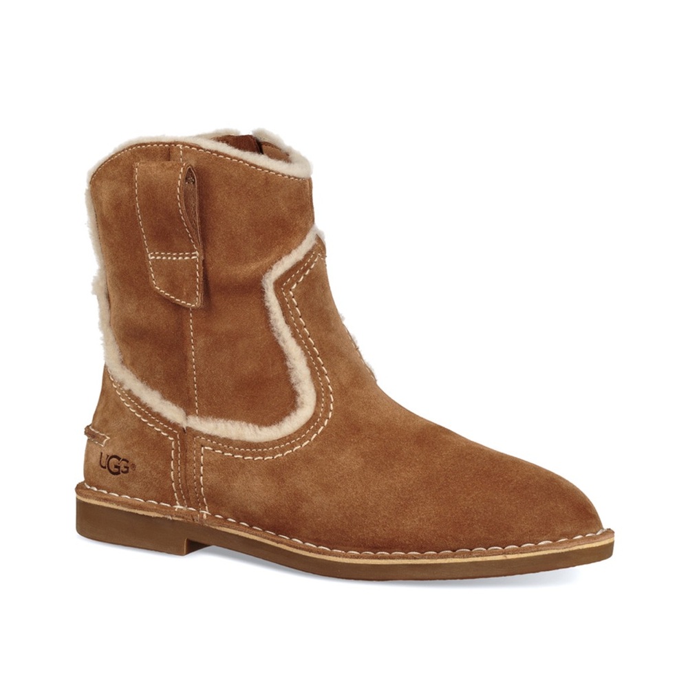 NWT UGG Catica Suede Western Ankle Boot